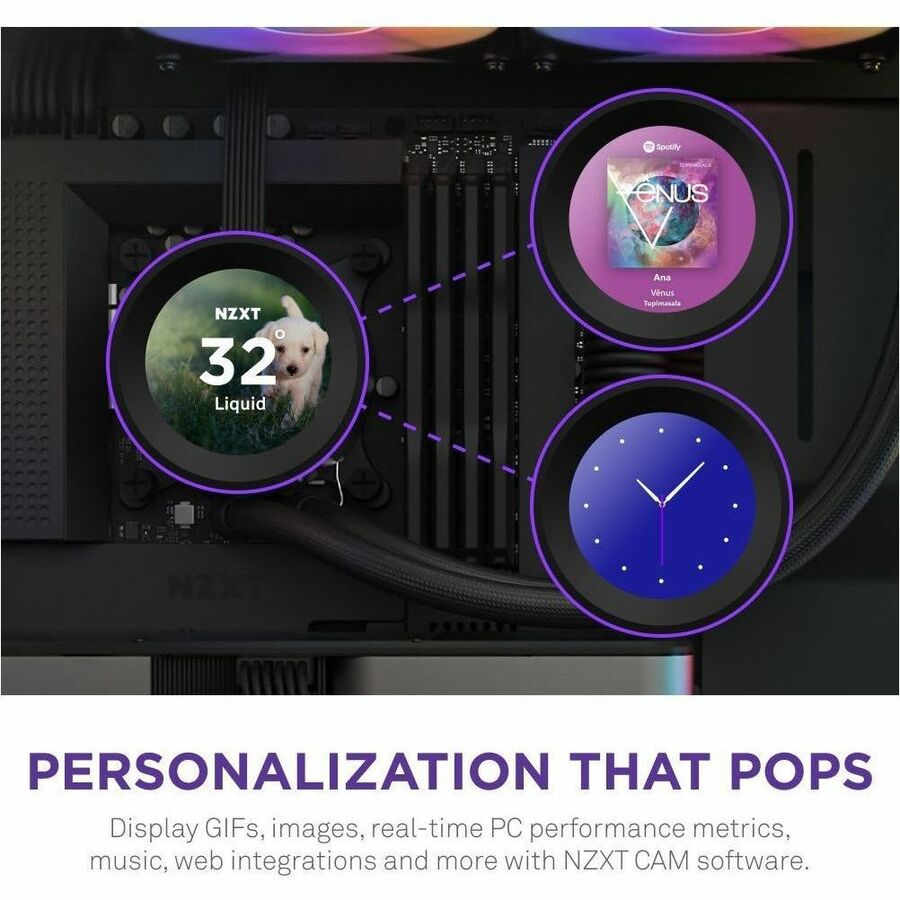 NZXT Cooling Fan/Radiator/Water Block/Pump - 1 Pack