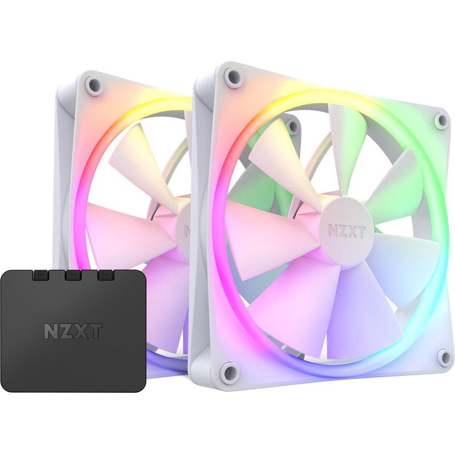 NZXT F140 RGB Twin Pack - 2 Pack RF-R14DF-W1