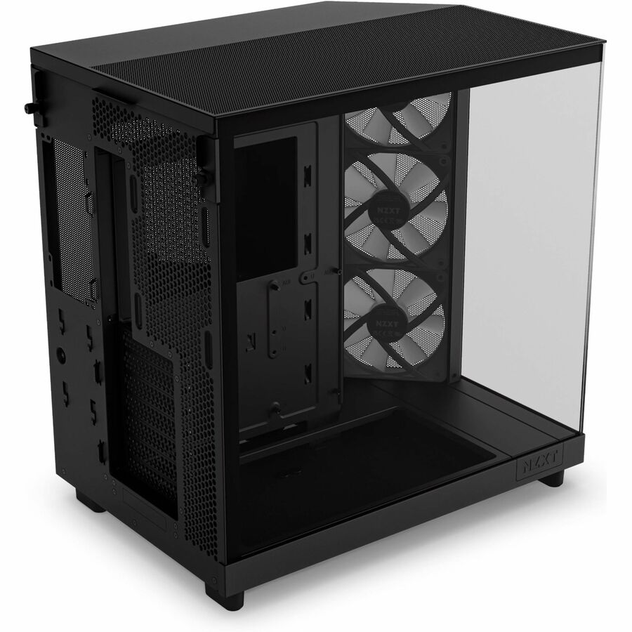 NZXT H6 Flow RGB Compact Dual-Chamber Mid-Tower Airflow Case with RGB Fans