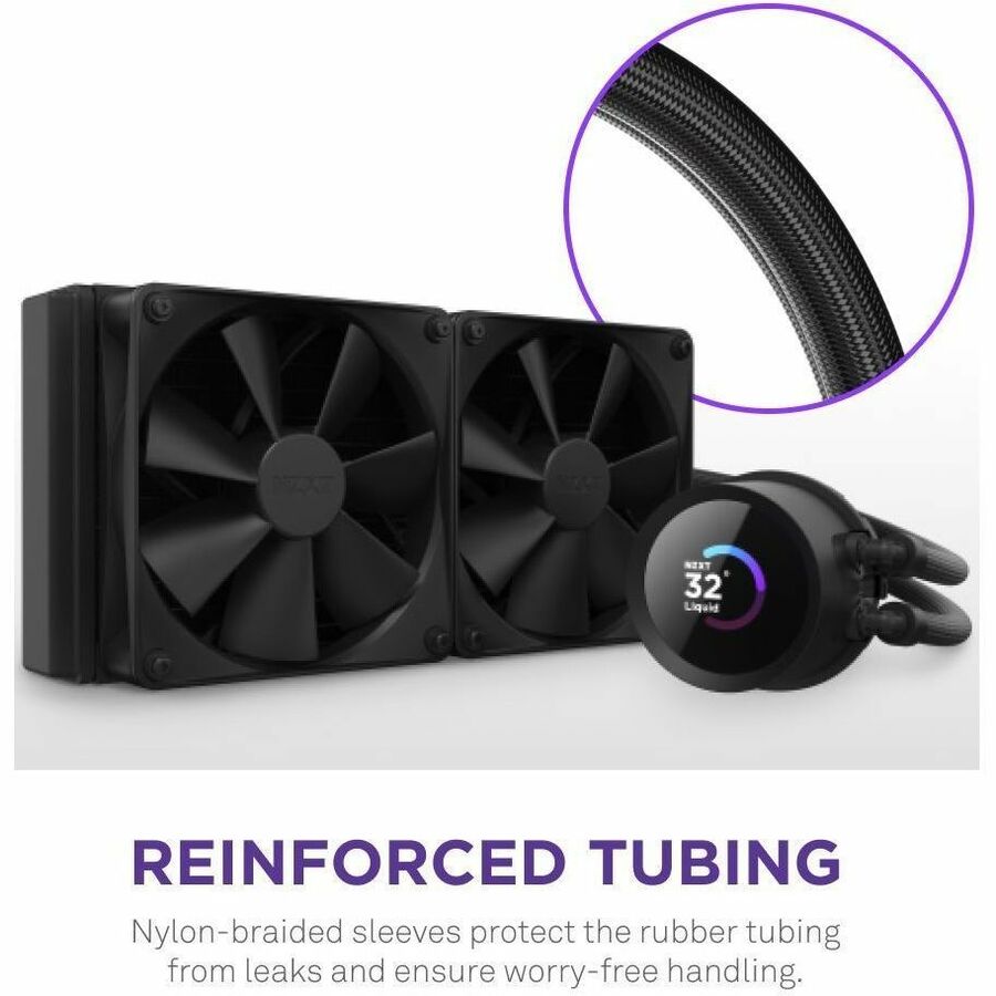 NZXT Kraken 240 240mm AIO Liquid Cooler with LCD Display - 1 Pack
