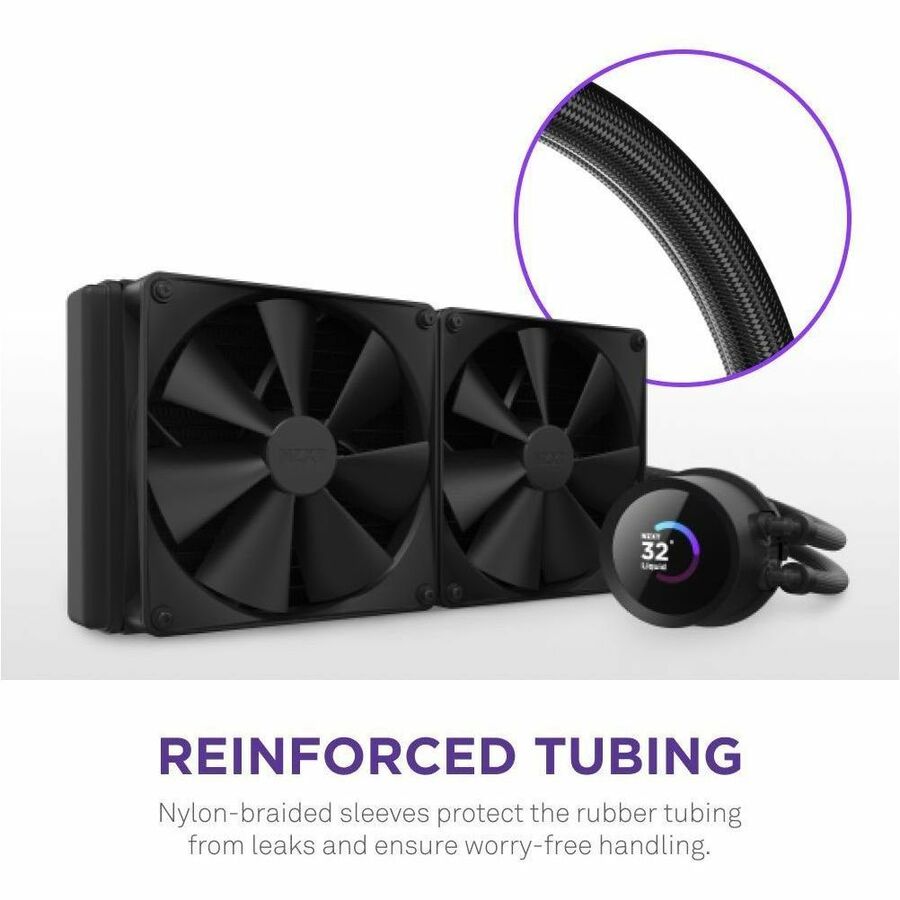 NZXT Kraken 280 280mm AIO Liquid Cooler with LCD Display - 1 Pack