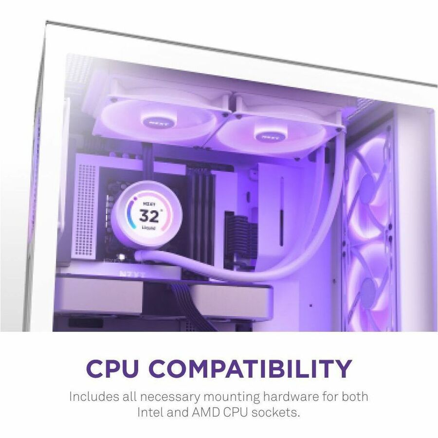 NZXT Kraken Elite 280 RGB RL-KR28E-W1 Cooling Fan/Radiator/Water Block/Pump - 1 Pack