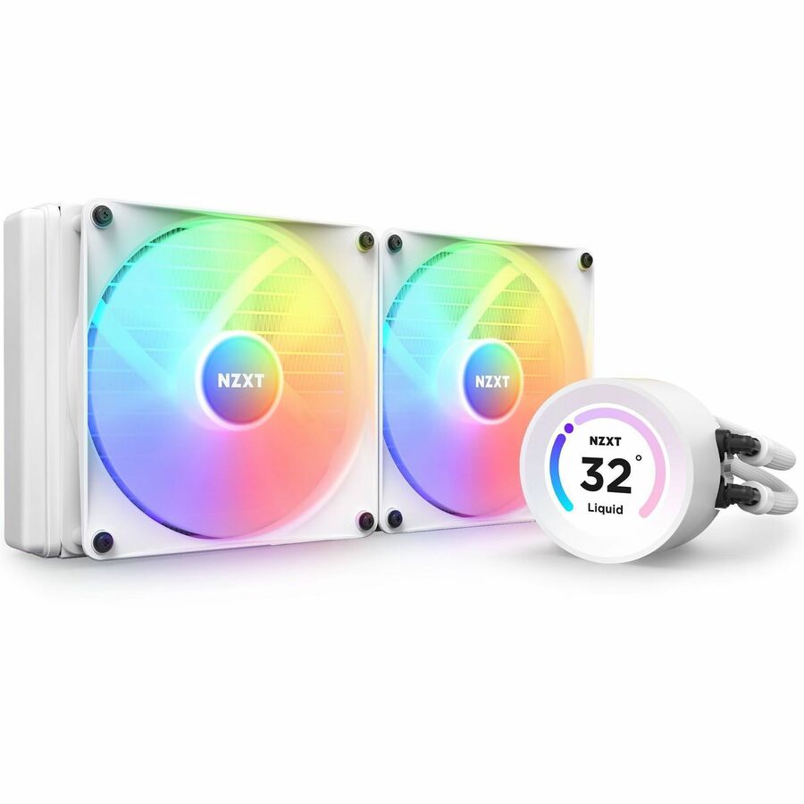 NZXT Kraken Elite 280 RGB RL-KR28E-W1 Cooling Fan/Radiator/Water Block/Pump - 1 Pack