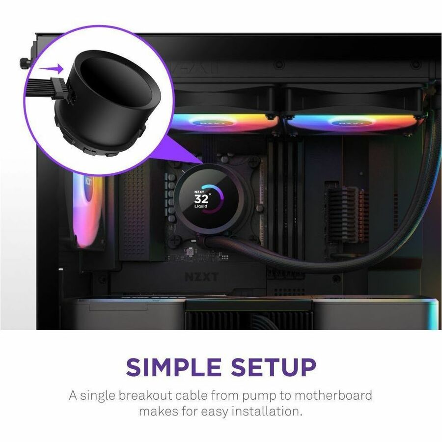 NZXT Kraken Elite 360 360mm AIO Liquid Cooler with LCD Display - 1 Pack
