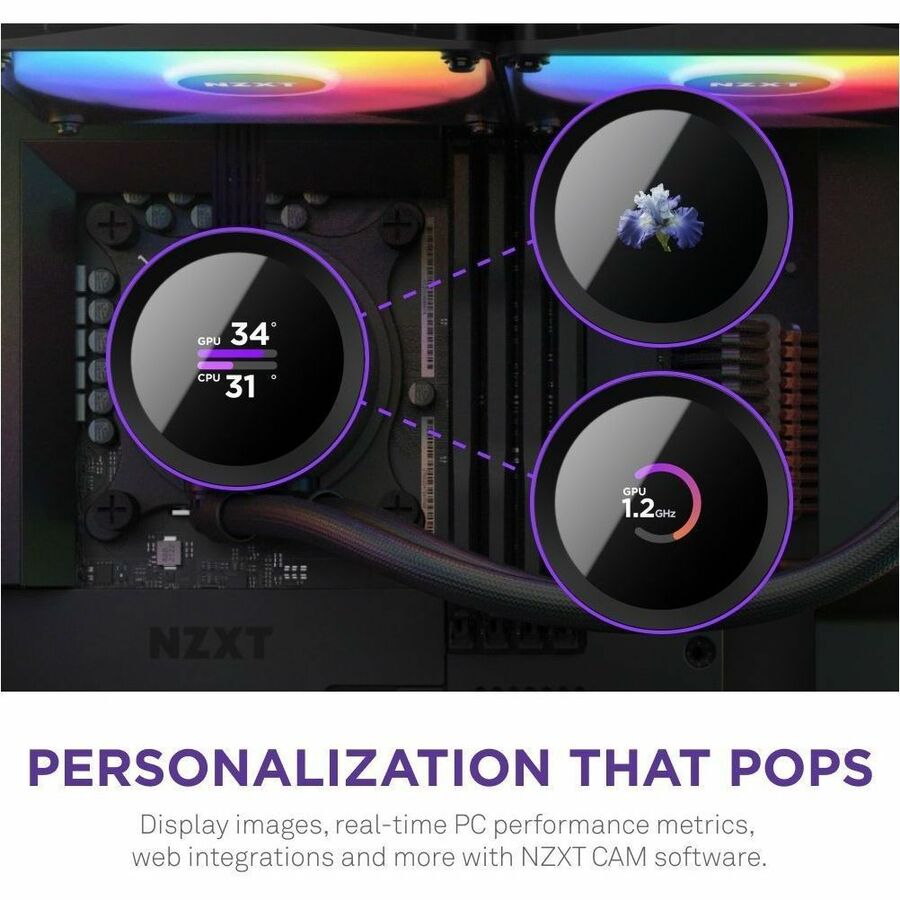 NZXT Kraken Elite 360 360mm AIO Liquid Cooler with LCD Display - 1 Pack