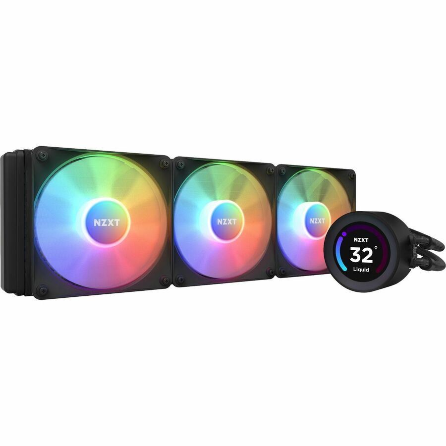 NZXT Kraken Elite 360 RGB RL-KR36E-B1 Cooling Fan/Radiator/Water Block/Pump - 1 Pack