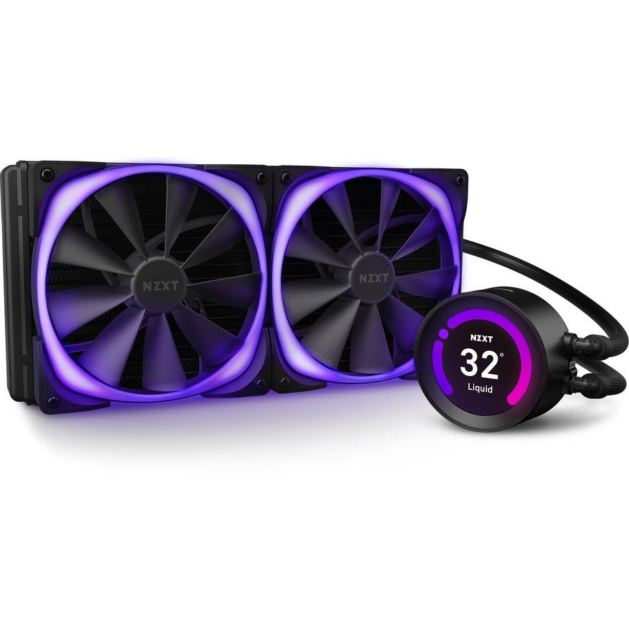 NZXT Kraken Z63 RGB 280mm Liquid Cooler with LCD Display RL-KRZ63-R1