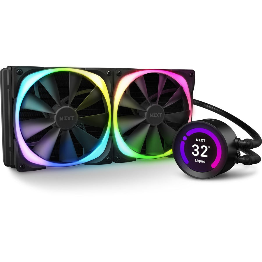 NZXT Kraken Z63 RGB 280mm Liquid Cooler with LCD Display RL-KRZ63-R1