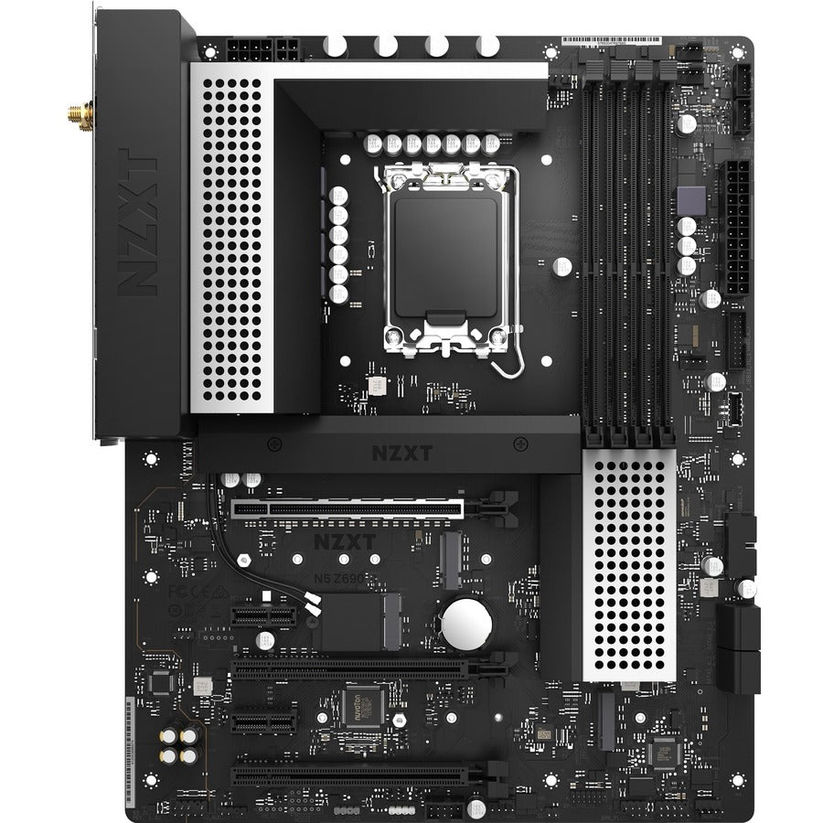 NZXT N5-Z69XT-W1 Desktop Motherboard - Intel Z690 Chipset - Socket LGA-1700 - Intel Optane Memory Ready - ATX