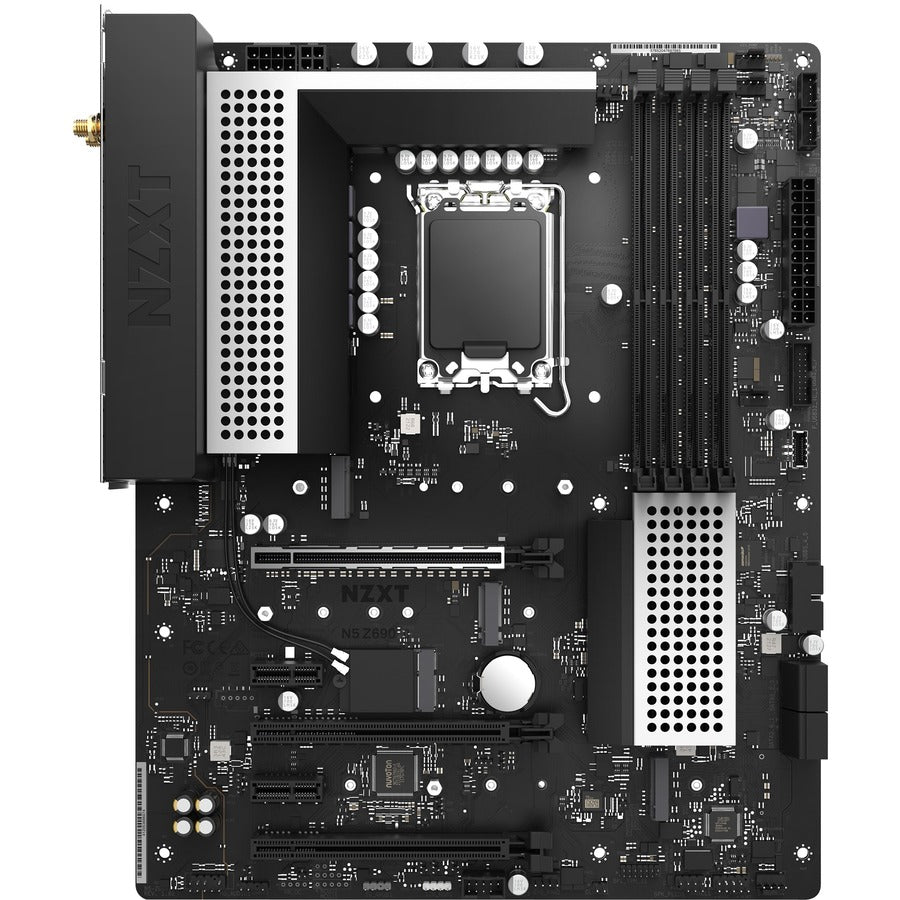 NZXT N5-Z69XT-W1 Desktop Motherboard - Intel Z690 Chipset - Socket LGA-1700 - Intel Optane Memory Ready - ATX