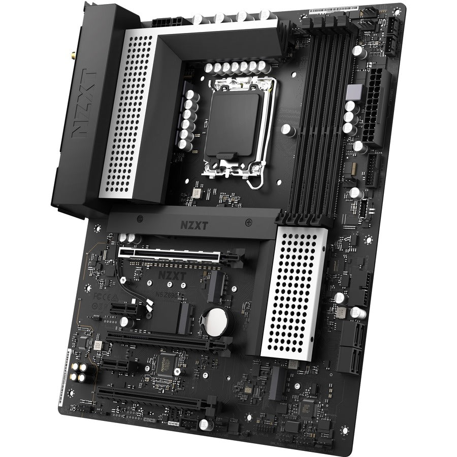 NZXT N5-Z69XT-W1 Desktop Motherboard - Intel Z690 Chipset - Socket LGA-1700 - Intel Optane Memory Ready - ATX