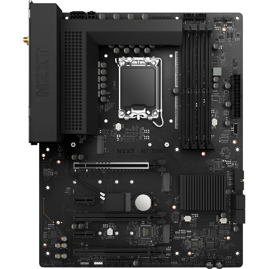 NZXT N7-Z69XT-B1 Desktop Motherboard - Intel Z690 Chipset - Socket LGA-1700 - Intel Optane Memory Ready - ATX