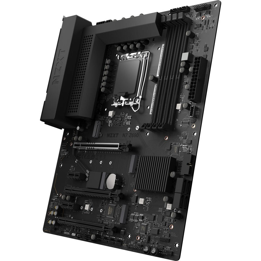 NZXT N7-Z69XT-B1 Desktop Motherboard - Intel Z690 Chipset - Socket LGA-1700 - Intel Optane Memory Ready - ATX
