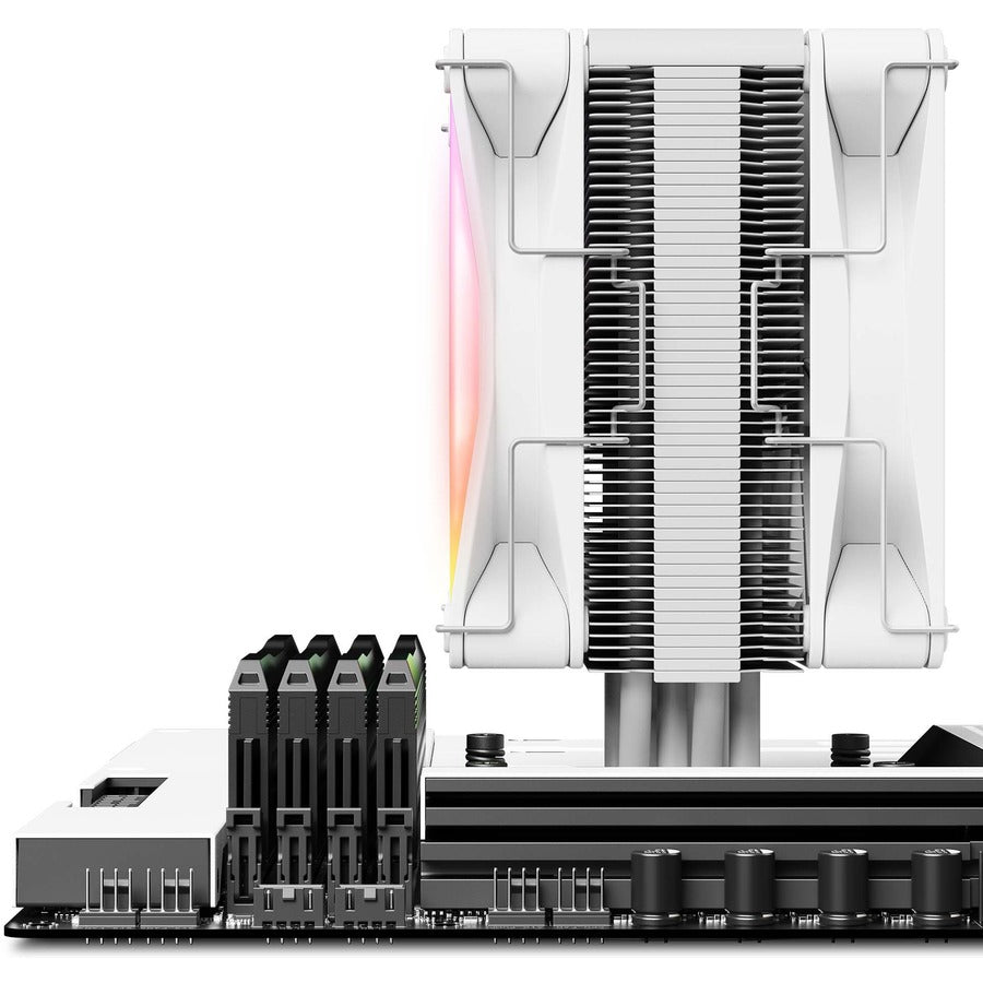 NZXT T120 RGB CPU Air Cooler with RGB - 1 Pack RC-TR120-W1