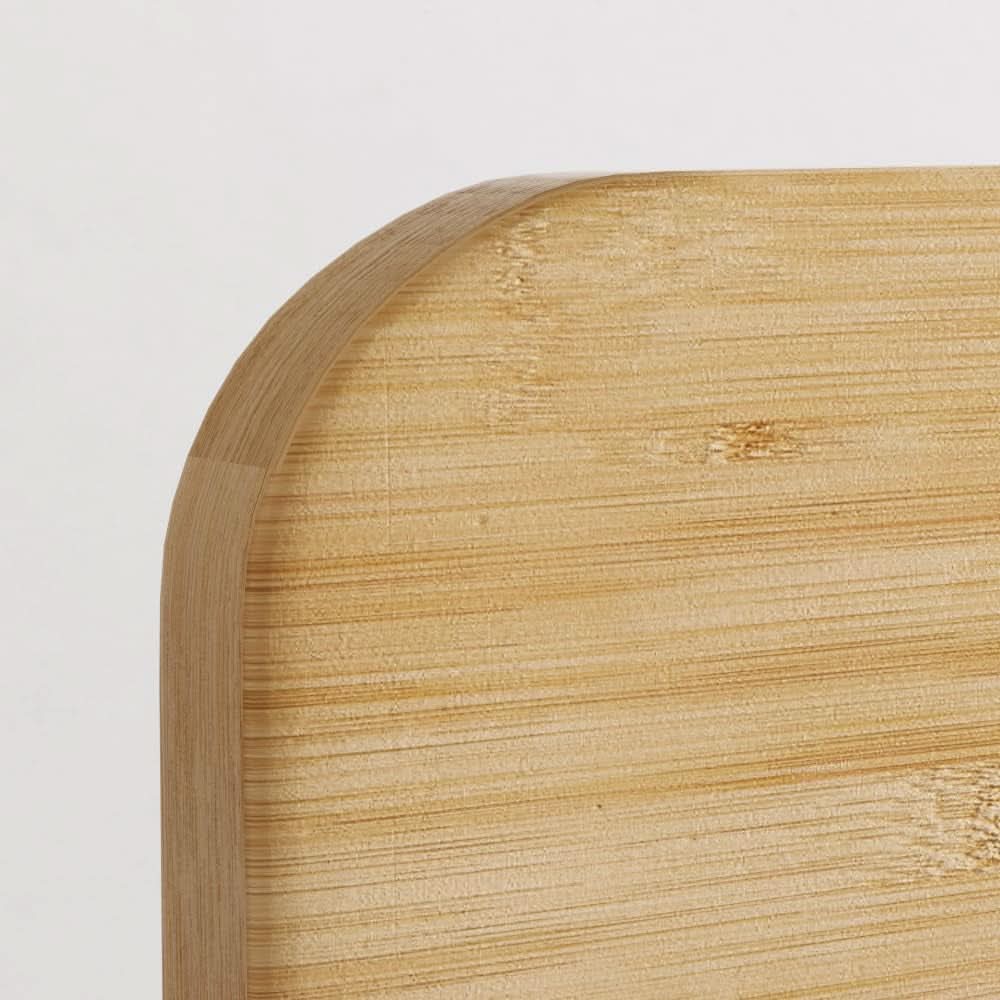 Natural Bamboo Cal King Headboard Easy Tool Free Setup