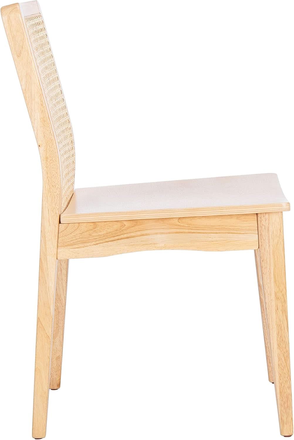Natural Rattan Dining Chair Set Of 2 For Home Dining Room