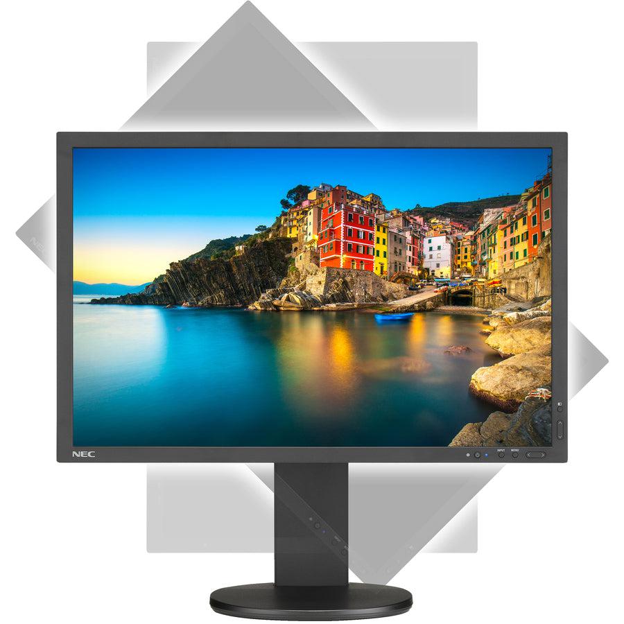 Nec Display Professional P243W-Bk 24.1" Wuxga Wled Lcd Monitor - 16:10 - Black