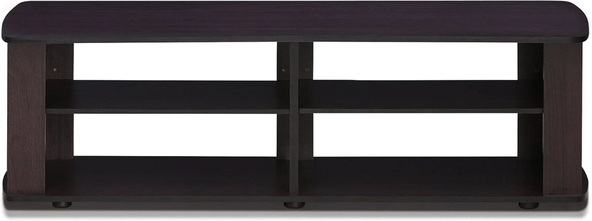 Nelly Dark Walnut Entertainment Center TV Stand 43.3W x 13.4H