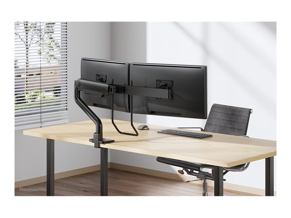 Neomounts DS75S-950BL2 NEXT One - Mounting kit (monitor arm, clamp mounting base, grommet mount) - full-motion - for 2