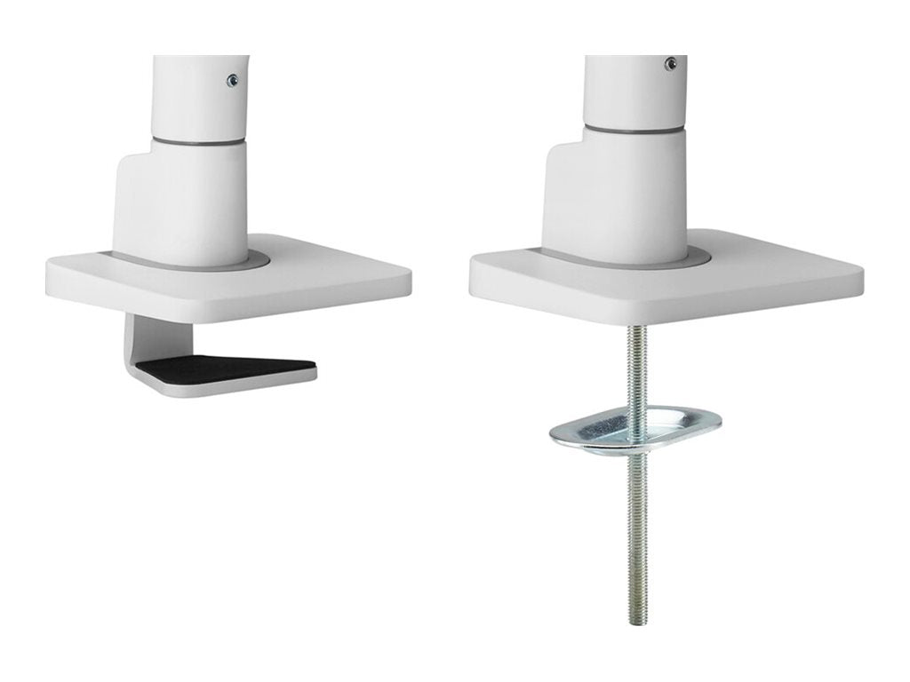 Neomounts DS75S-950WH2 - Mounting kit (desk mounting arm) - full-motion - for 2 LCD displays - aluminum - white - screen