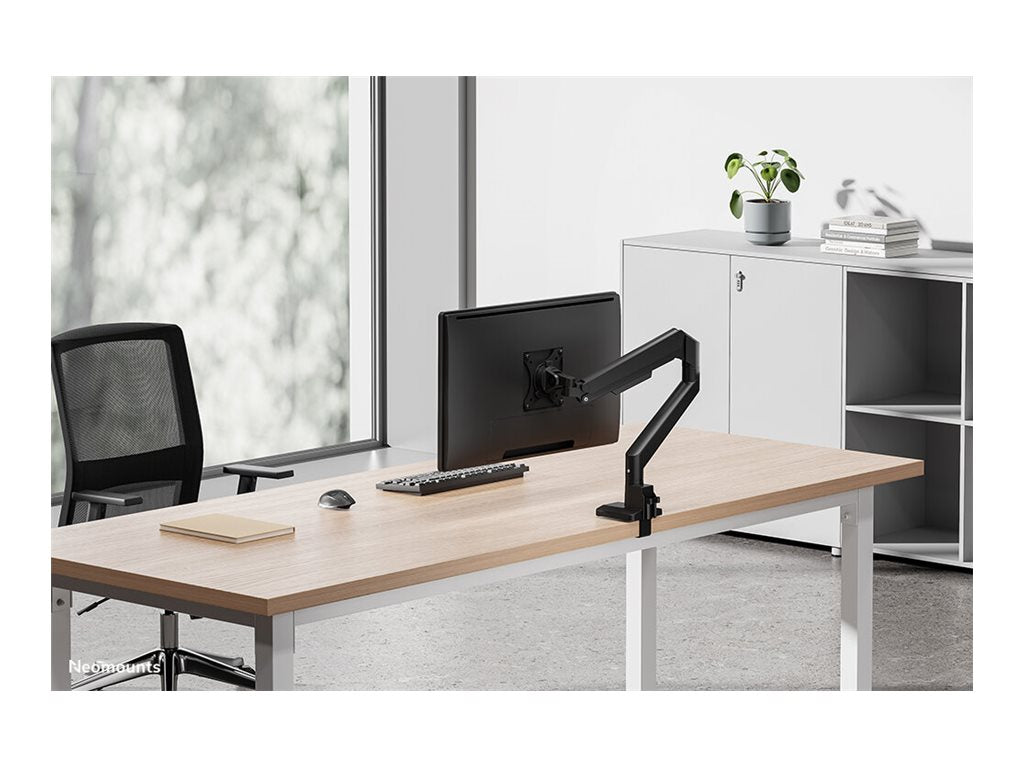 Neomounts NEXT Slim DS70-250BL1 - Mounting kit (articulating arm) - full-motion - for monitor - aluminum - black -