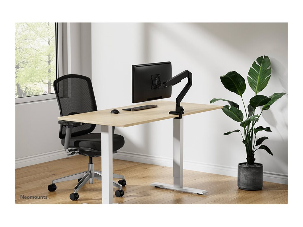 Neomounts NEXT Slim DS70-250BL1 - Mounting kit (articulating arm) - full-motion - for monitor - aluminum - black -