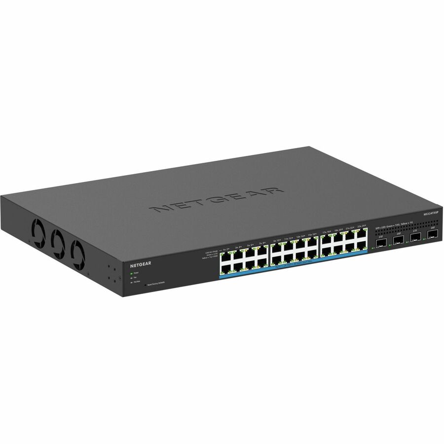 Netgear 24-Port Multi-Gigabit (2.5G) Ethernet Ultra60 PoE++ Smart Switch with 4 SFP+