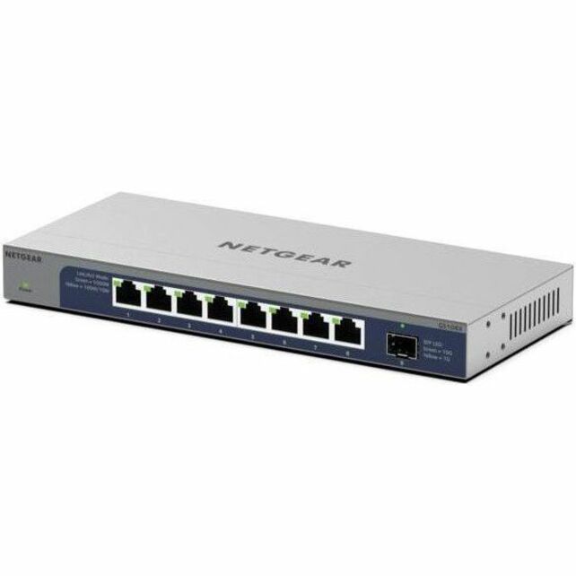 Netgear 8-port Gigabit Switch with 10 Gigabit SFP+ Uplink - 8 Ports - Gigabit Ethernet 10