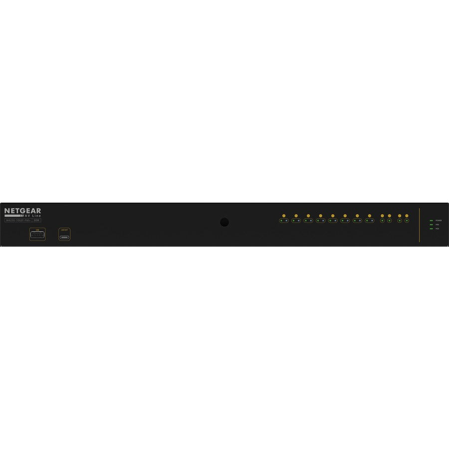 Netgear AV Line M4250-10G2F-PoE+ 8x1G PoE+ 125W 2x1G and 2xSFP Managed Switch (GSM4212P) GSM4212P-100NAS