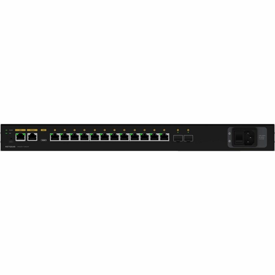 Netgear AV Line M4250-12M2XF 12x2.5G and 2xSFP+ Managed Switch (MSM4214X) - 12 Ports -