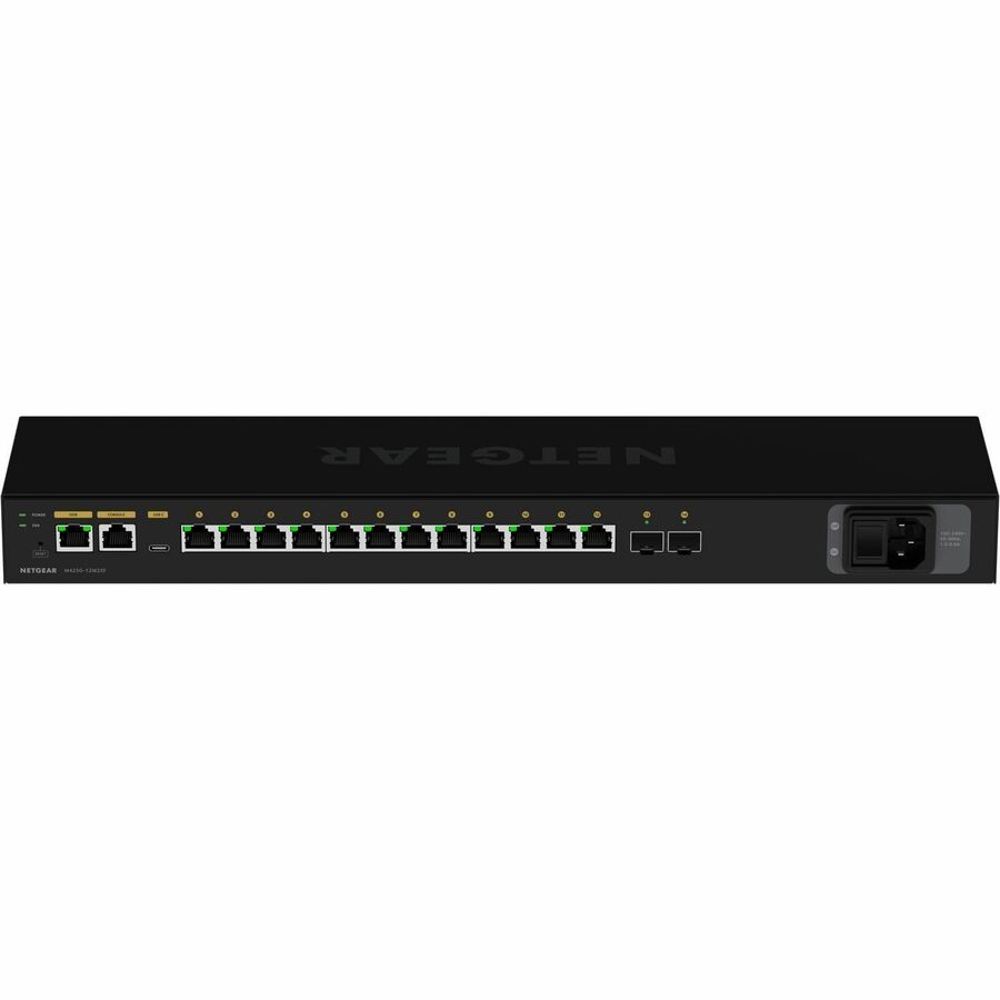 Netgear AV Line M4250-12M2XF 12x2.5G and 2xSFP+ Managed Switch (MSM4214X) - 12 Ports -