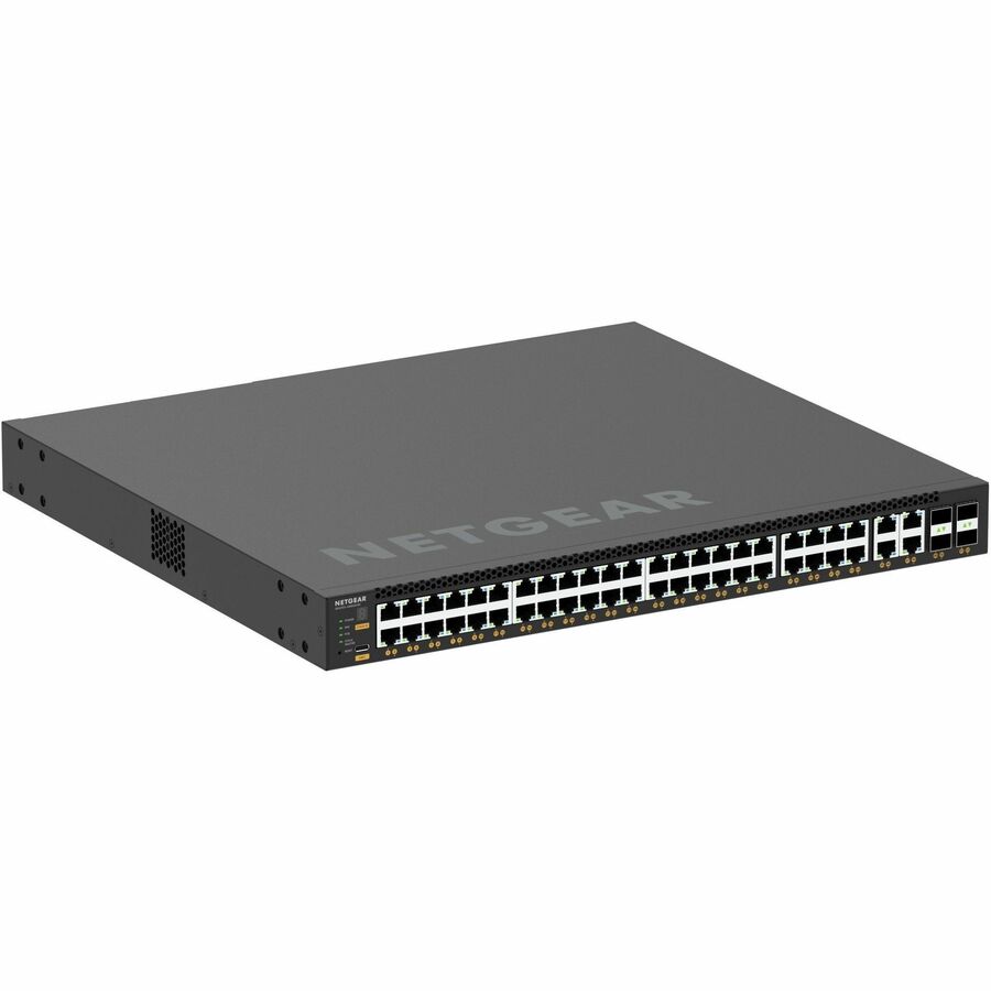 Netgear AV Line M4350-44M4X4V Ethernet Switch - 48 Ports - Manageable - 25 Gigabit