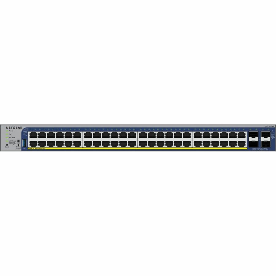 Netgear Gigabit PoE+ Smart Switches with 4 Dedicated 10G SFP+ 48 Ports - Manageable