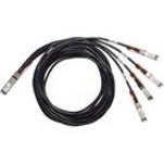 Netpatibles 100GBase QSFP to 4xSFP25G Passive Copper Splitter Cable, 3-meter