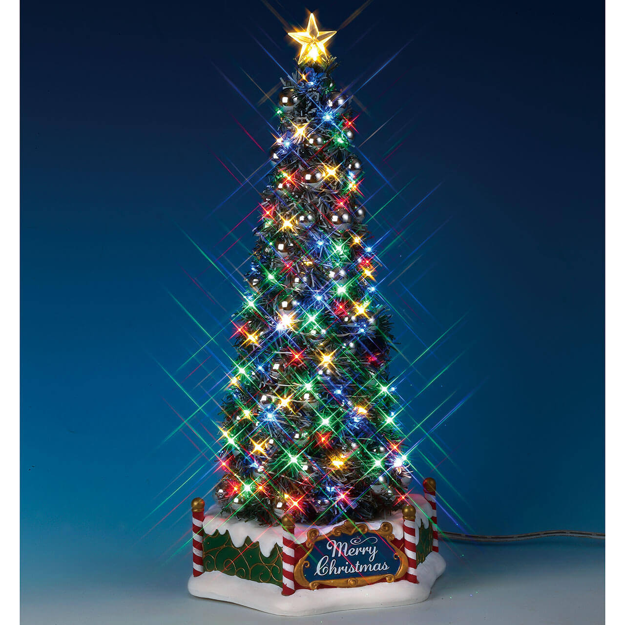 New Majestic Village Christmas Tree