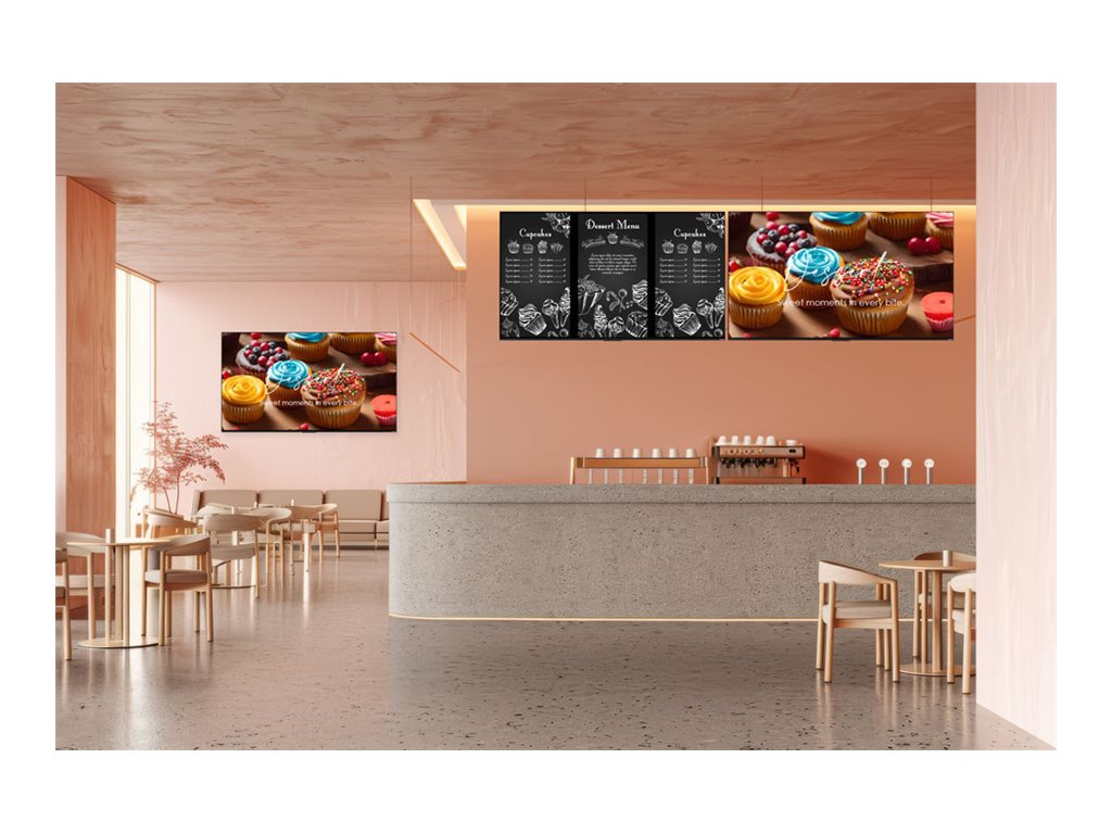 Newline STV-4324-PLUS - 43 Diagonal Class STV+ Series LED-backlit LCD display - interactive digital signage - Android - 4K UHD