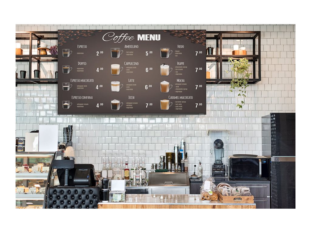 Newline STV-4324-PLUS - 43 Diagonal Class STV+ Series LED-backlit LCD display - interactive digital signage - Android - 4K UHD