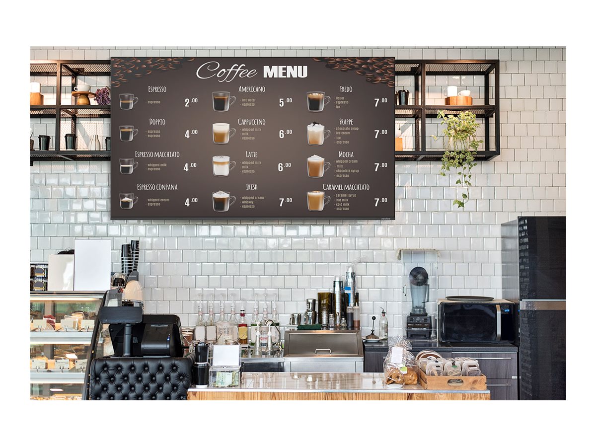 Newline STV-5524-PLUS - 55 Diagonal Class STV+ Series LED-backlit LCD display - interactive digital signage - Android - 4K UHD