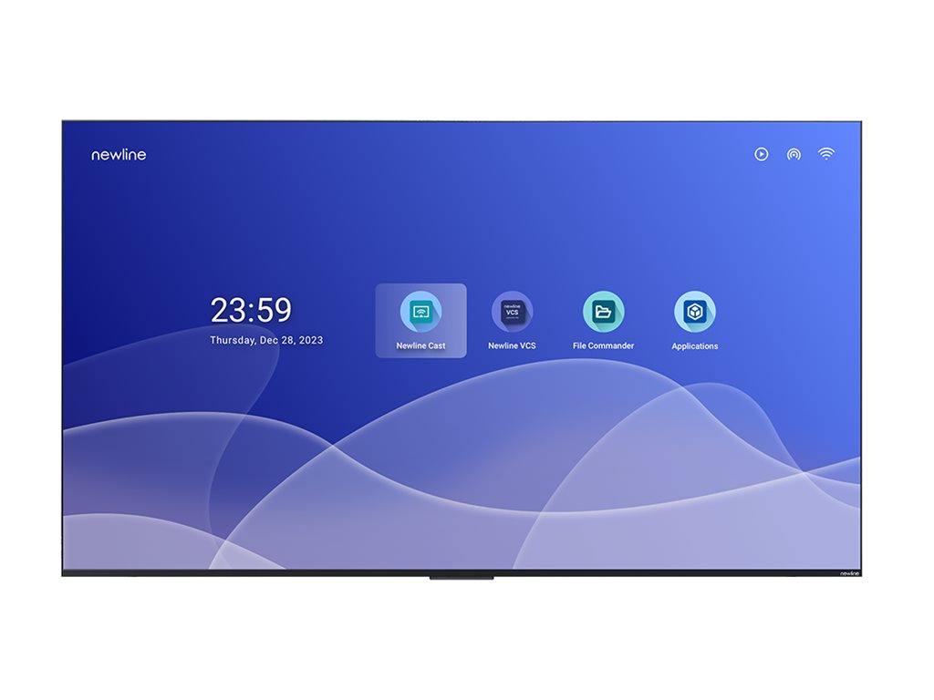 Newline STV-6524-PLUS - 65 Diagonal Class STV+ Series LED-backlit LCD display - interactive digital signage - Android - 4K UHD