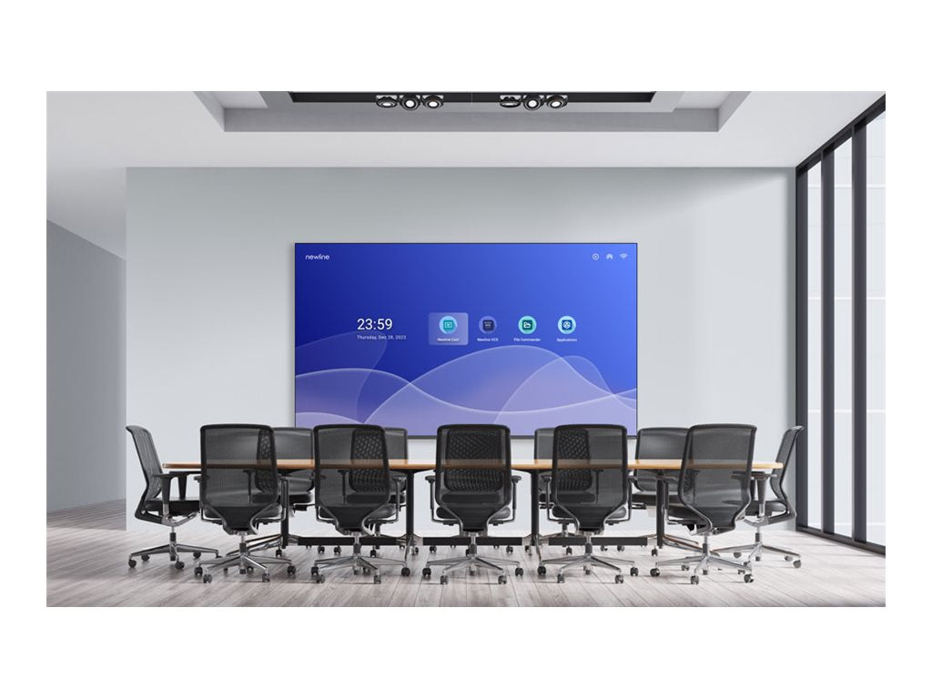 Newline STV-6524-PLUS - 65 Diagonal Class STV+ Series LED-backlit LCD display - interactive digital signage - Android - 4K UHD