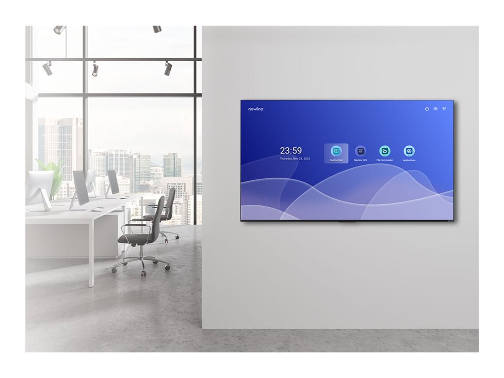 Newline STV-6524-PLUS - 65 Diagonal Class STV+ Series LED-backlit LCD display - interactive digital signage - Android - 4K UHD