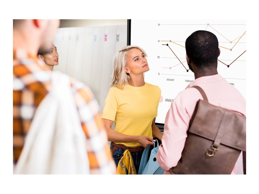 Newline TT-6524QPRO - 65 Diagonal Class Q Pro Series LED-backlit LCD display - interactive - with touchscreen (multi touch) - TT-6524QP-AI1