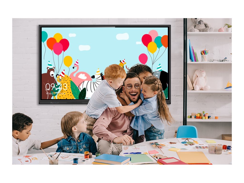 Newline TT-6524QPRO - 65 Diagonal Class Q Pro Series LED-backlit LCD display - interactive - with touchscreen (multi touch) - TT-6524QP-AI1