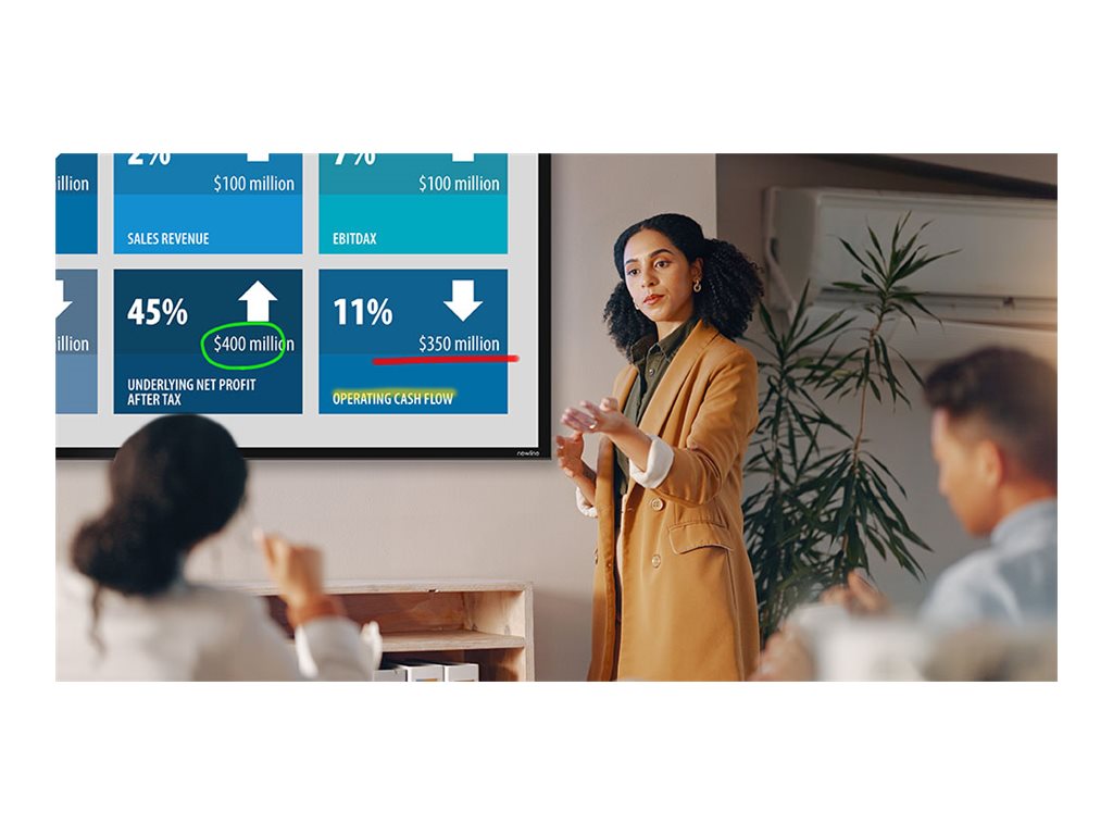 Newline TT-6524ZPRO-UC - 65 Diagonal Class Z Pro Series LED-backlit LCD display - interactive digital signage - with touchscreen