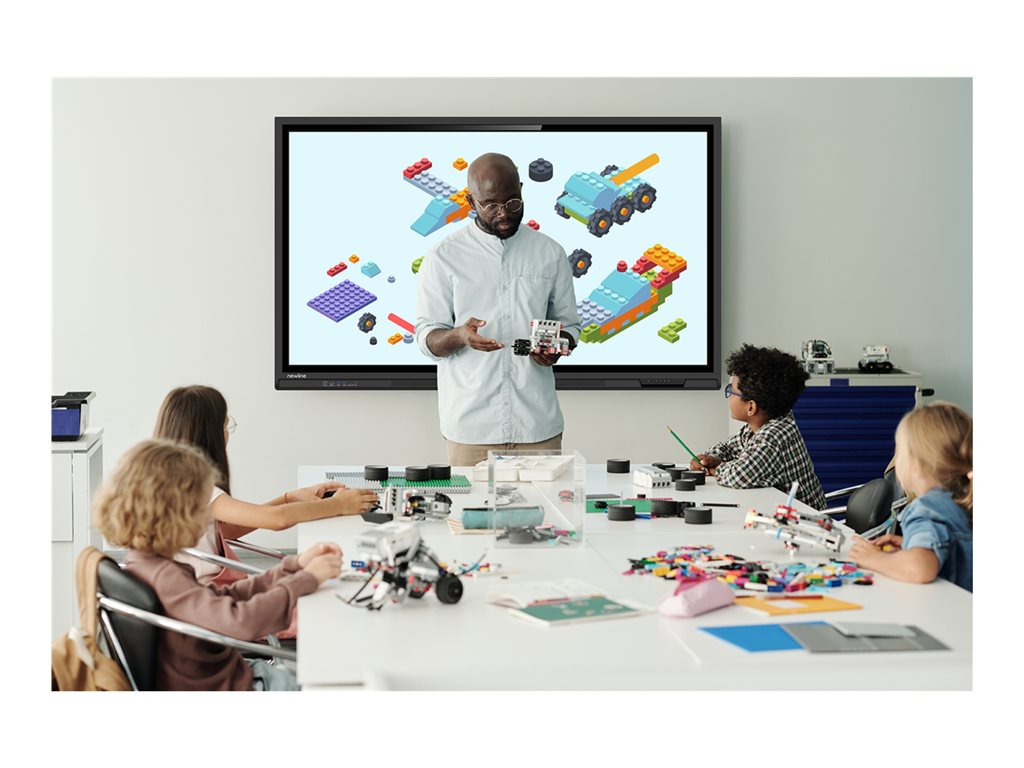 Newline TT-7524QPRO - 75 Diagonal Class Q Pro Series LED-backlit LCD display - interactive - with touchscreen (multi touch) - TT-7524QP-AI1