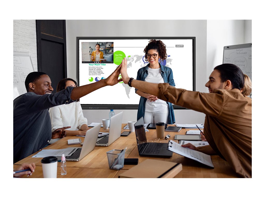 Newline TT-7524QPRO - 75 Diagonal Class Q Pro Series LED-backlit LCD display - interactive - with touchscreen (multi touch) - TT-7524QP-AI1