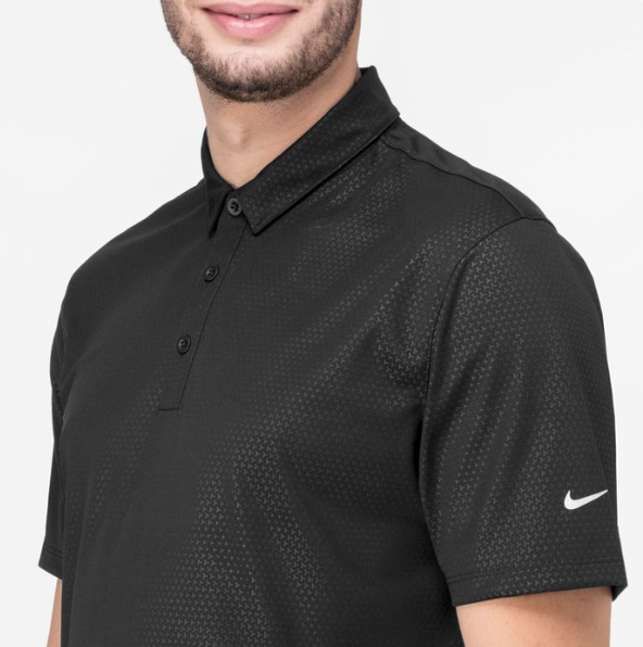 Nike Golf Dri-FIT® Embossed Tri-Blade Polo – Elevated Style, Ultimate Breathability