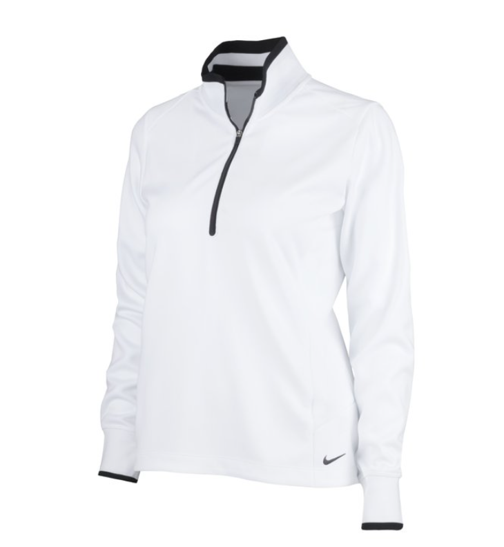 Nike® Golf Ladies Dri-FIT 1/2-Zip Cover-Up – Breathable, Moisture-Wicking Comfort with a Polished, Sporty Look