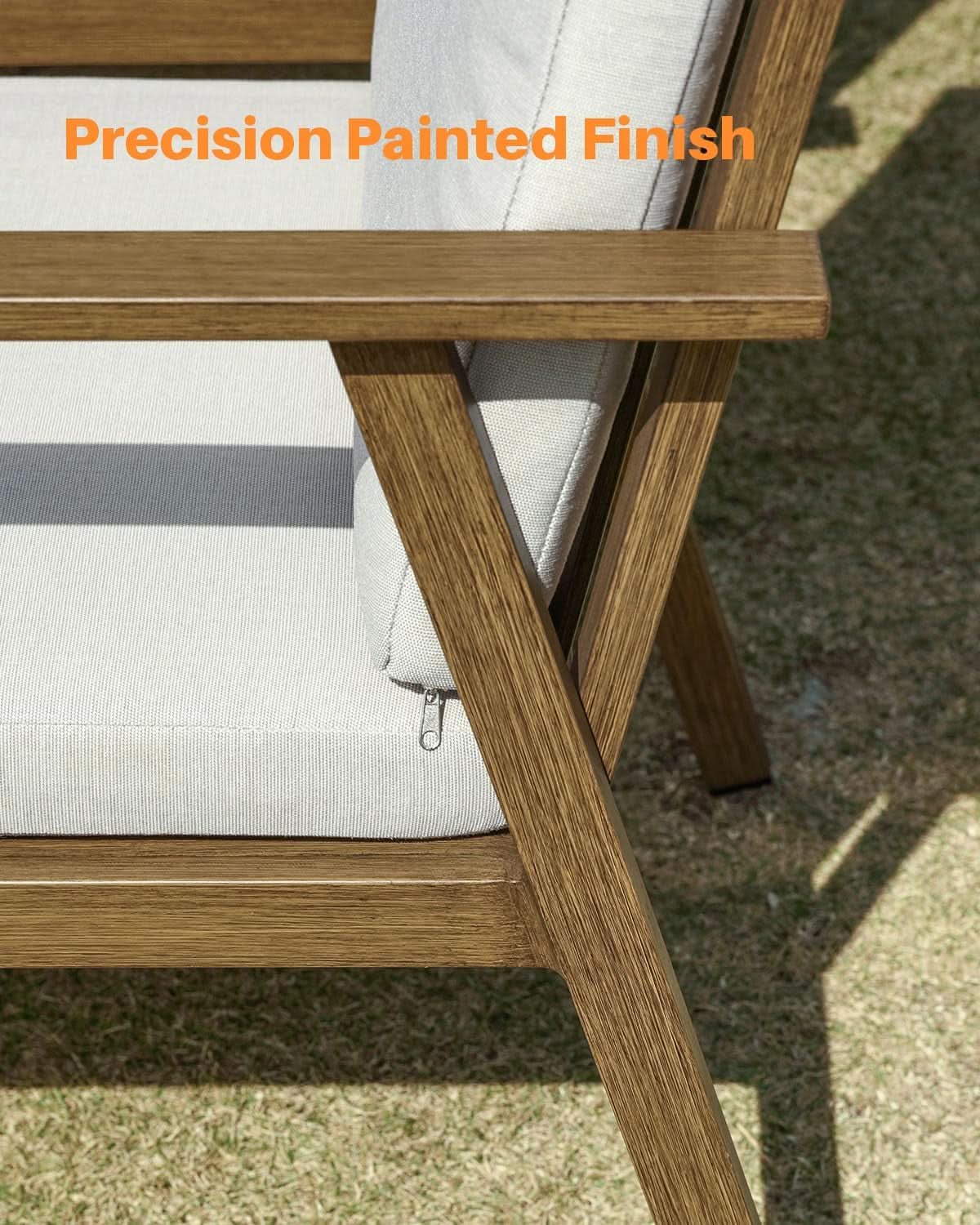 Nine Piece Outdoor Patio Dining Set with Swivel Chairs