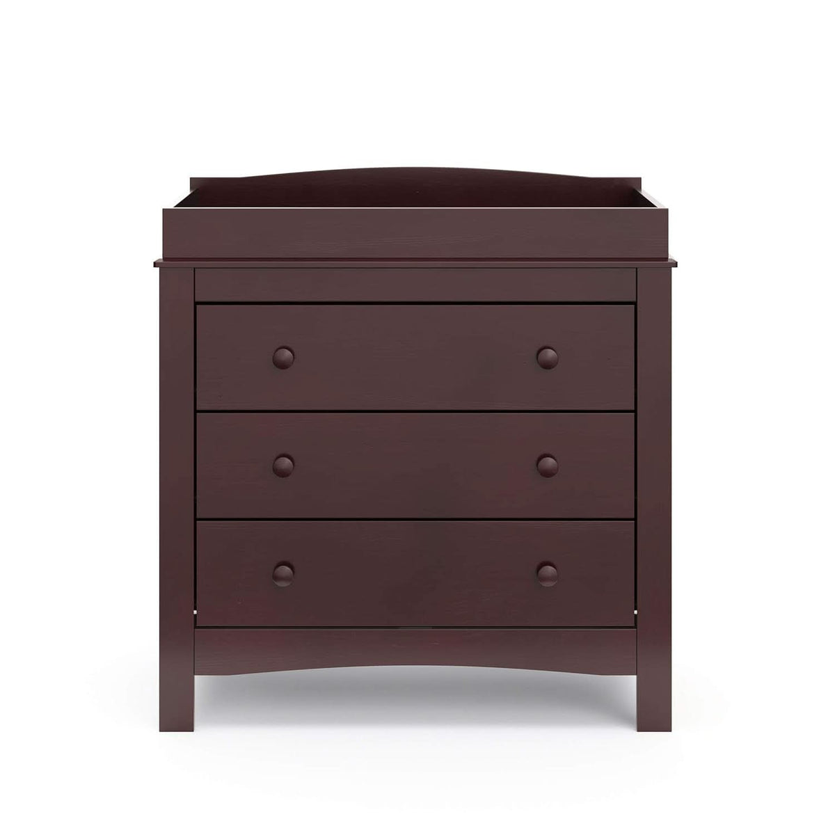Noah 3 Drawer Dresser With Changing Top Espresso Finish